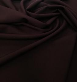 Ткань костюмно-плательная Габардин Цвет Темно-коричневый