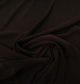 Ткань костюмно-плательная "Барбара" стрейч Цвет Темно-коричневый
