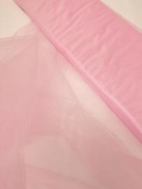 Ткань сетка с  люрексом Цвет Светло-розовый